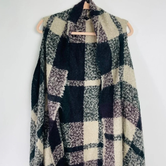 Lane Bryant Open Fringe Blanket Cardigan One‎ Size - Picture 2 of 7